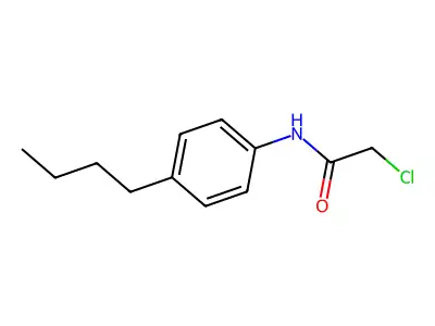 N-(4-butylphenyl)-2-chloroacetamide structure