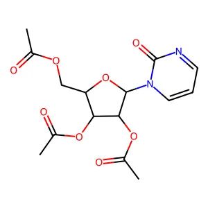 [3,4-Diacetyloxy-5-(2-oxopyrimidin-1-yl)oxolan-2-yl]methyl acetate structure