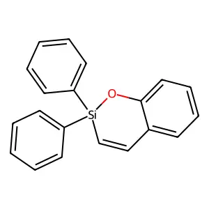 2H-1,2-Benzoxasilin, 2,2-diphenyl- structure