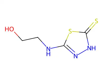 Ethanol, 2-(5-mercapto-1,3,4-thiadiazol-2-ylamino)- structure