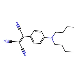 Ethenetricarbonitrile, [4-(dibutylamino)phenyl]- structure