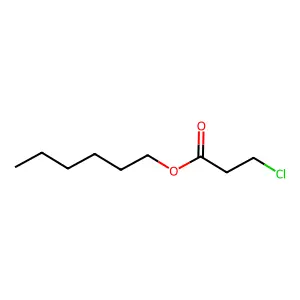 Hexyl 3-chloropropanoate structure