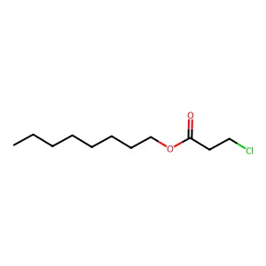 Octyl 3-chloropropanoate structure
