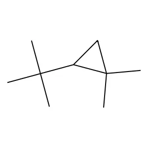 2-tert-Butyl-1,1-dimethylcyclopropane structure