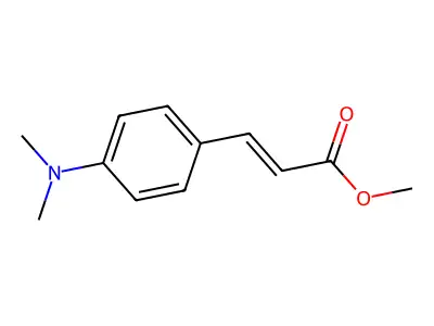 Methyl 4-dimethylaminocinnamate structure