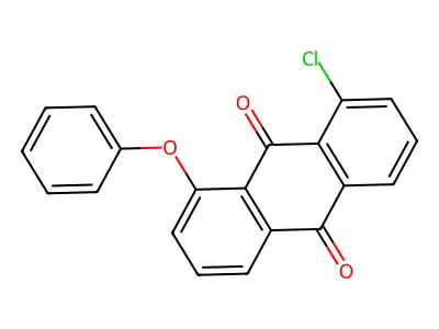 9,10-Anthracenedione, 1-chloro-8-phenoxy- structure