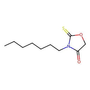 4-Oxazolidinone, 3-heptyl-2-thioxo- structure