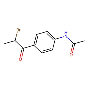 N-[4-(2-溴丙酰基)苯基]乙酰胺 structure