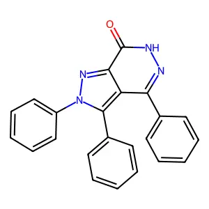 2,3,4-Triphenyl-2H-pyrazolo[3,4-d]pyridazin-7(6H)-one structure