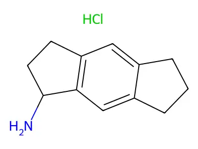 1,2,3,5,6,7-Hexahydro-s-indacen-1-amine hydrochloride structure