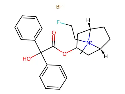 氟托溴铵 structure
