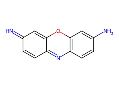 3-亚氨基-3H-吩噁嗪-7-胺 structure