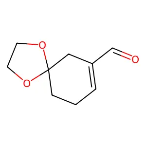 1,4-Dioxaspiro[4.5]dec-7-ene-7-carbaldehyde structure