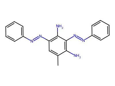 1,3-Benzenediamine, 4-methyl-2,6-bis(phenylazo)- structure