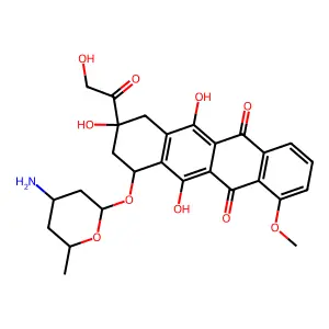 Esorubicin structure