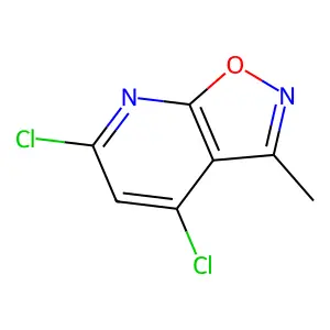 4,6-Dichloro-3-methylisoxazolo[5,4-b]pyridine structure
