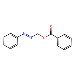 Phenylazomethyl benzoate structure