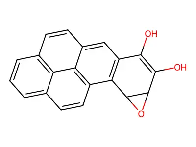 Benzo(10,11)chryseno(3,4-b)oxirene-7,8-diol, 8a,9a-dihydro- structure