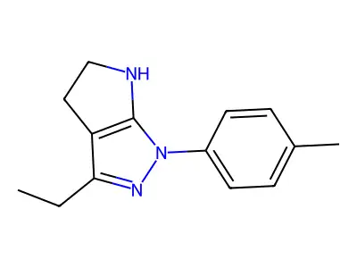 3-Ethyl-1-(p-tolyl)-1,4,5,6-tetrahydropyrrolo[2,3-c]pyrazole structure