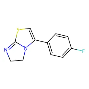 3-(4-Fluorophenyl)-5,6-dihydroimidazo[2,1-b][1,3]thiazole structure