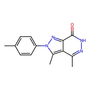 3,4-Dimethyl-2-(p-tolyl)-2H-pyrazolo[3,4-d]pyridazin-7(6H)-one structure