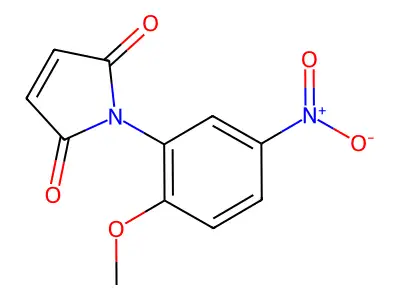 1-(2-methoxy-5-nitrophenyl)-1H-pyrrole-2,5-dione structure
