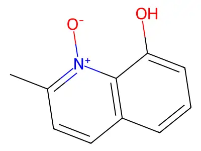 2-Methyl-1-oxo-1lambda~5~-quinolin-8-ol structure