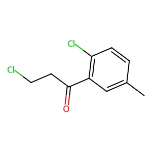 1-Propanone, 3-chloro-1-(2-chloro-5-methylphenyl)- structure