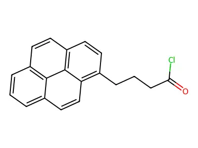 1-Pyrenebutyryl Chloride structure