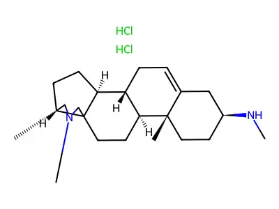 Con-5-enine, 3-beta-(methylamino)-, dihydrochloride structure