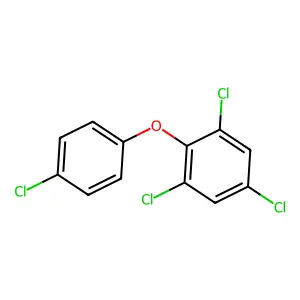 2,4,4',6-四氯二苯醚 structure