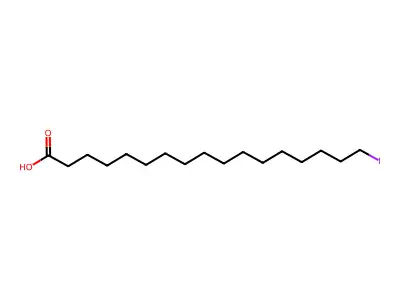 十七烷酸-17-123I structure