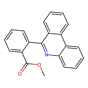 2-(Phenanthridin-6-yl)benzoic acid methyl ester structure