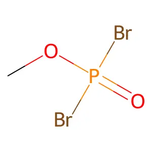 磷酰二溴酸甲酯 structure