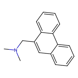 N,N-二甲基-1-菲-9-基甲胺 structure