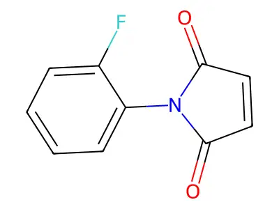 1-(2-Fluorophenyl)-1H-pyrrole-2,5-dione structure