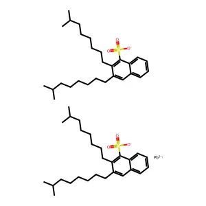 Phosphorothioic acid, O,O-dimethyl O-2-naphthalenyl ester structure