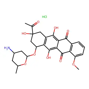 4'-Deoxydaunomycin structure