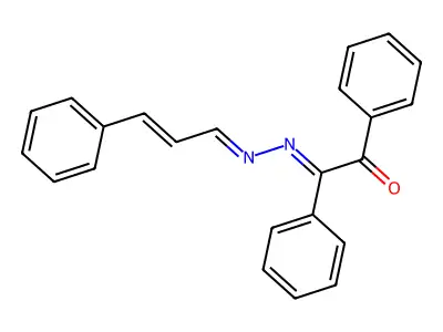 2-(Cinnamylidenehydrazinylidene)-1,2-diphenylethanone structure