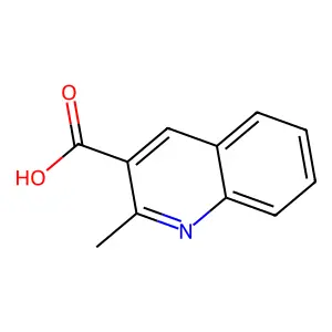 2-Methyl-3-quinolinecarboxylic acid structure