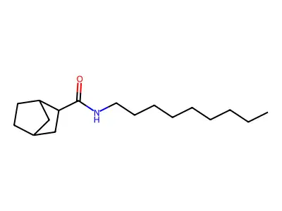 N-nonylbicyclo[2.2.1]heptane-3-carboxamide structure
