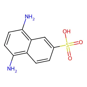 1,4-Diaminonaphthalene-6-sulfonic acid structure