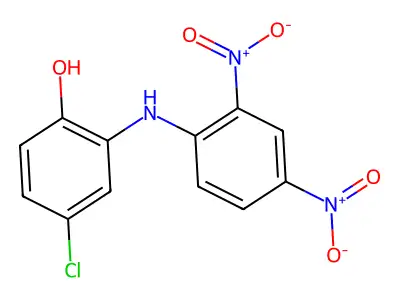 4-Chloro-2-(2,4-dinitroanilino)phenol structure