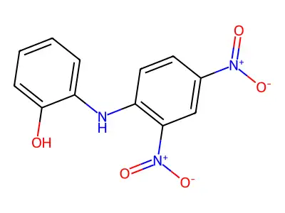 2-(2,4-Dinitroanilino)phenol structure