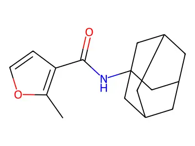N-(Adamantan-1-YL)-2-methylfuran-3-carboxamide structure