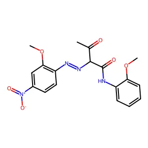 颜料黄74 structure