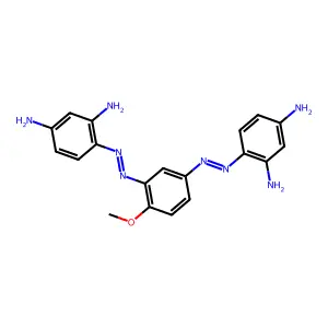 1,3-Benzenediamine, 4,4'-[(4-methoxy-1,3-phenylene)bis(2,1-diazenediyl)]bis- structure