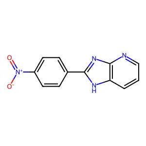 2-(4-Nitrophenyl)-1H-imidazo(4,5-b)pyridine structure