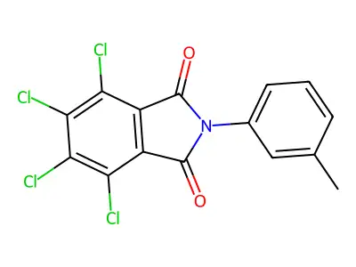 4,5,6,7-tetrachloro-2-(3-methylphenyl)-1H-isoindole-1,3(2H)-dione structure