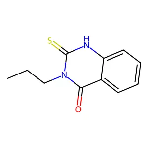 3-propyl-2-thioxo-2,3-dihydroquinazolin-4(1H)-one structure